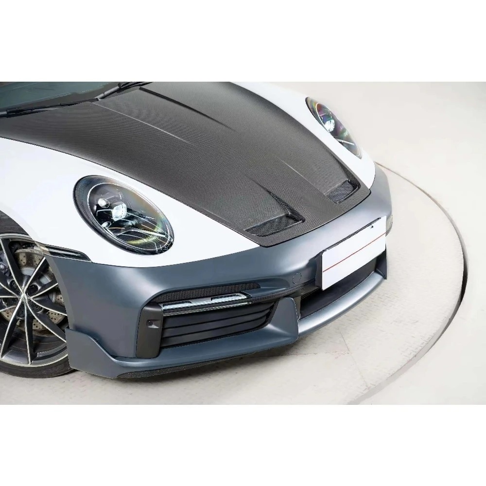 New km Facelift Rear Bumper 2019-2023 992.1 for Carrera Upgrade Bodykit Turbo SD Style Front Bumper Spoiler Plastic